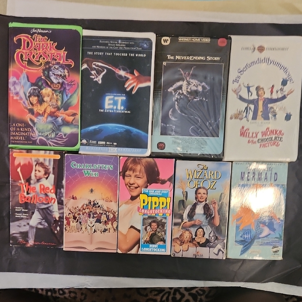1980s Children's Popular VHS Movies